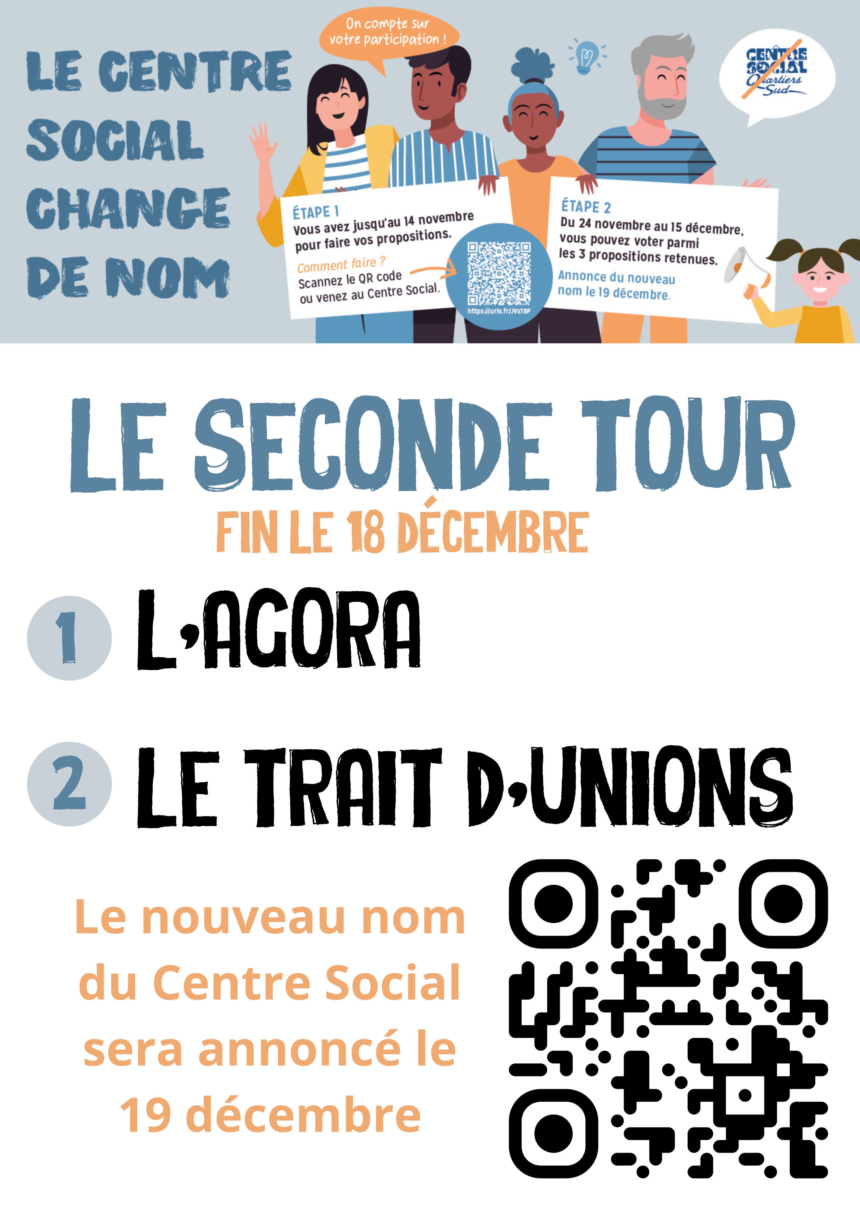 Le Centre Social change de nom