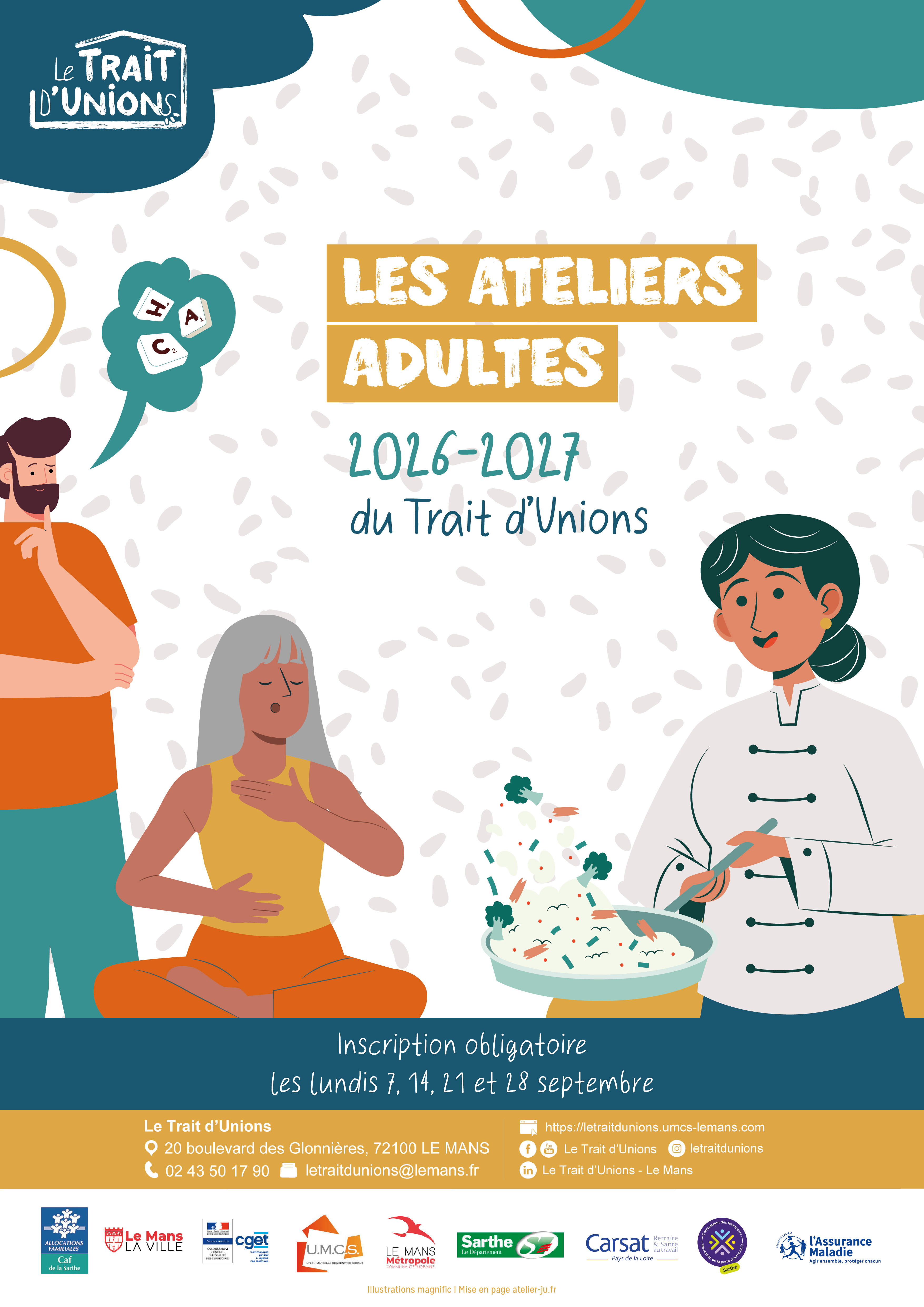 Les ateliers annuels (Cliquez pour télécharger le programme complet)